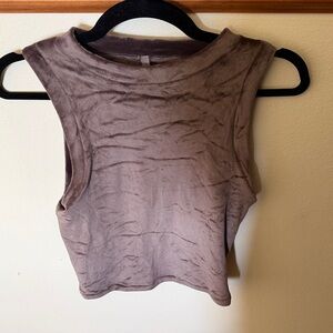 SKIMS Velour Style Top